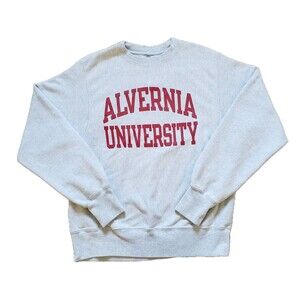 Vintage 90s Champion Reverse Weave Alvernia University Sz S-M Mens Sweatshirt